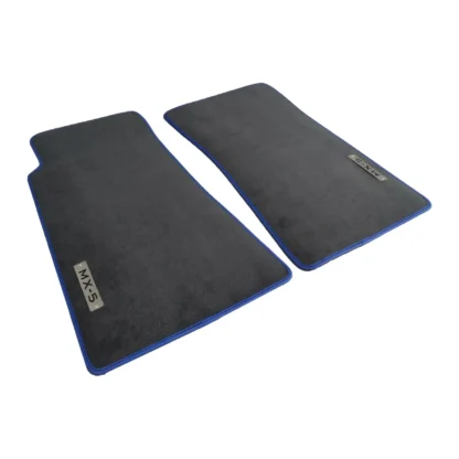 mazda mx-5 miata 1989-1997 blue velour floor mats