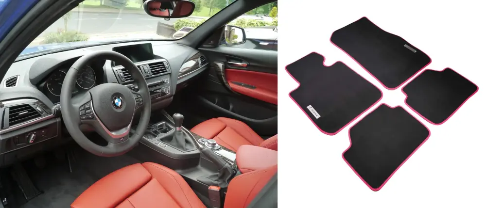 1 series bmw f20 floor mats interior match