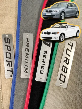 bmw 1 series e81 e82 e87 e88 velour floor mats