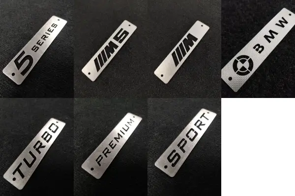 bmw 5 series floor mat logo