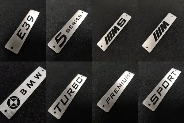 bmw e39 floor mat logos