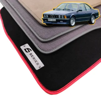 velour bmw e24 floor mats for 6 series 1976-1989