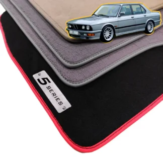 velour bmw e28 floor mats for 5 series 1981-1988
