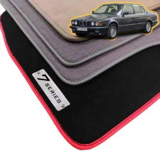 velour bmw e32 floor mats for 7 series 1986-1994
