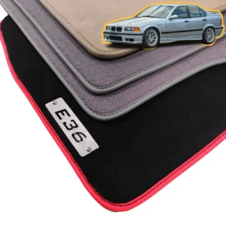 velour bmw e36 sedan coupe floor mats for 3 series 1990-1998