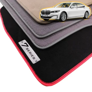 velour bmw g11-g12 floor mats for 7 series 2016-2022