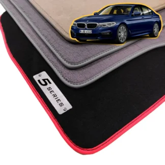 velour bmw g30 floor mats for 5 series 2017-2023