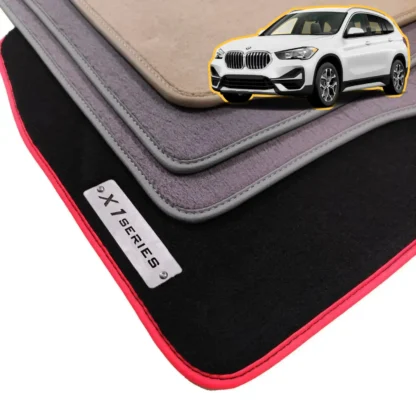 velour bmw x1 f48 floor mats 2015-2022