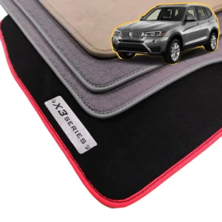velour bmw x3 f25 floor mats for 2010-2017