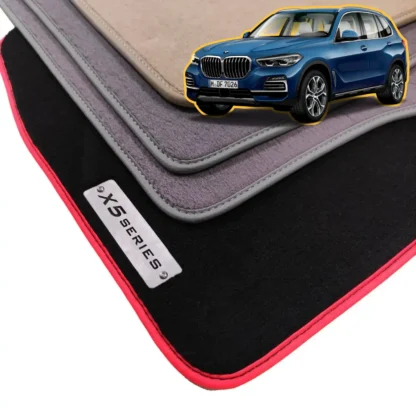 velour bmw x5 g05 floor mats for 2019-2026
