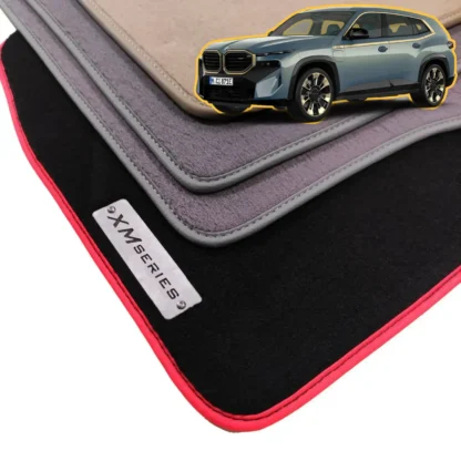velour bmw xm g09 floor mats