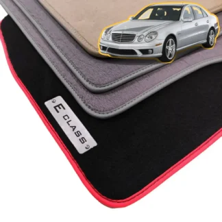 velour e class mercedes w211 2003-2009 floor mats