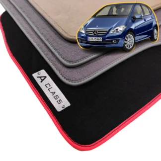 velour mercedes a series w169 floor mats 2004-2012