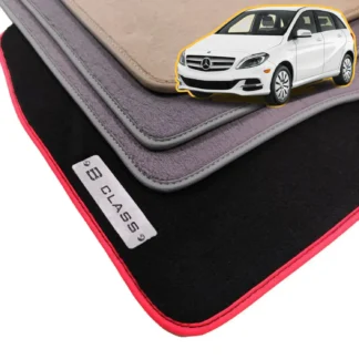velour mercedes b series w246 floor mats 2011-2019