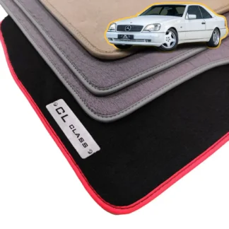 velour mercedes cl c140 cl500 1992-1999 floor mats