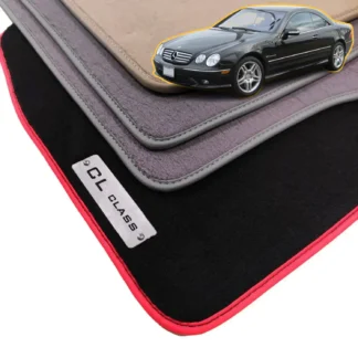 velour mercedes cl c215 cl 600 2000-2006 floor mats