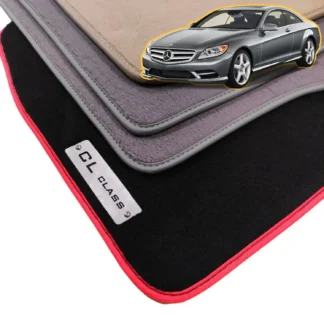 velour mercedes cl c216 2006-2013 floor mats