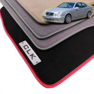 velour mercedes clk w208 clk 320 floor mats 1997-2002