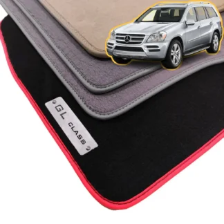 velour mercedes gl x164 floor mats 2006-2012