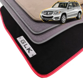 velour mercedes glk x204 floor mats 2008-2015