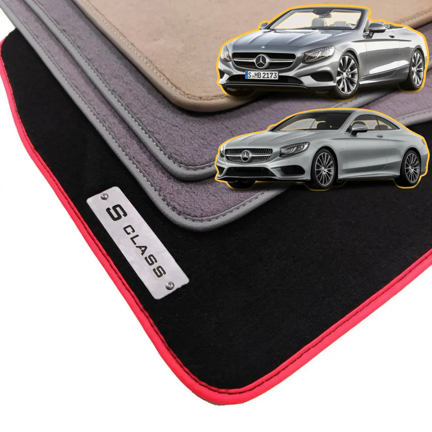 velour mercedes s class coupe convertible a217 c217 floor mats