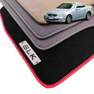 velour mercedes slk r170 floor mats 1996-2004
