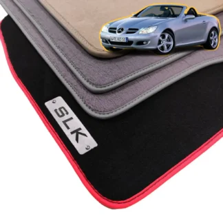 velour mercedes slk r171 floor mats 2004-2011