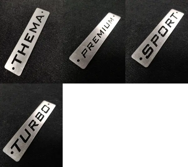 lancia thema metal logo