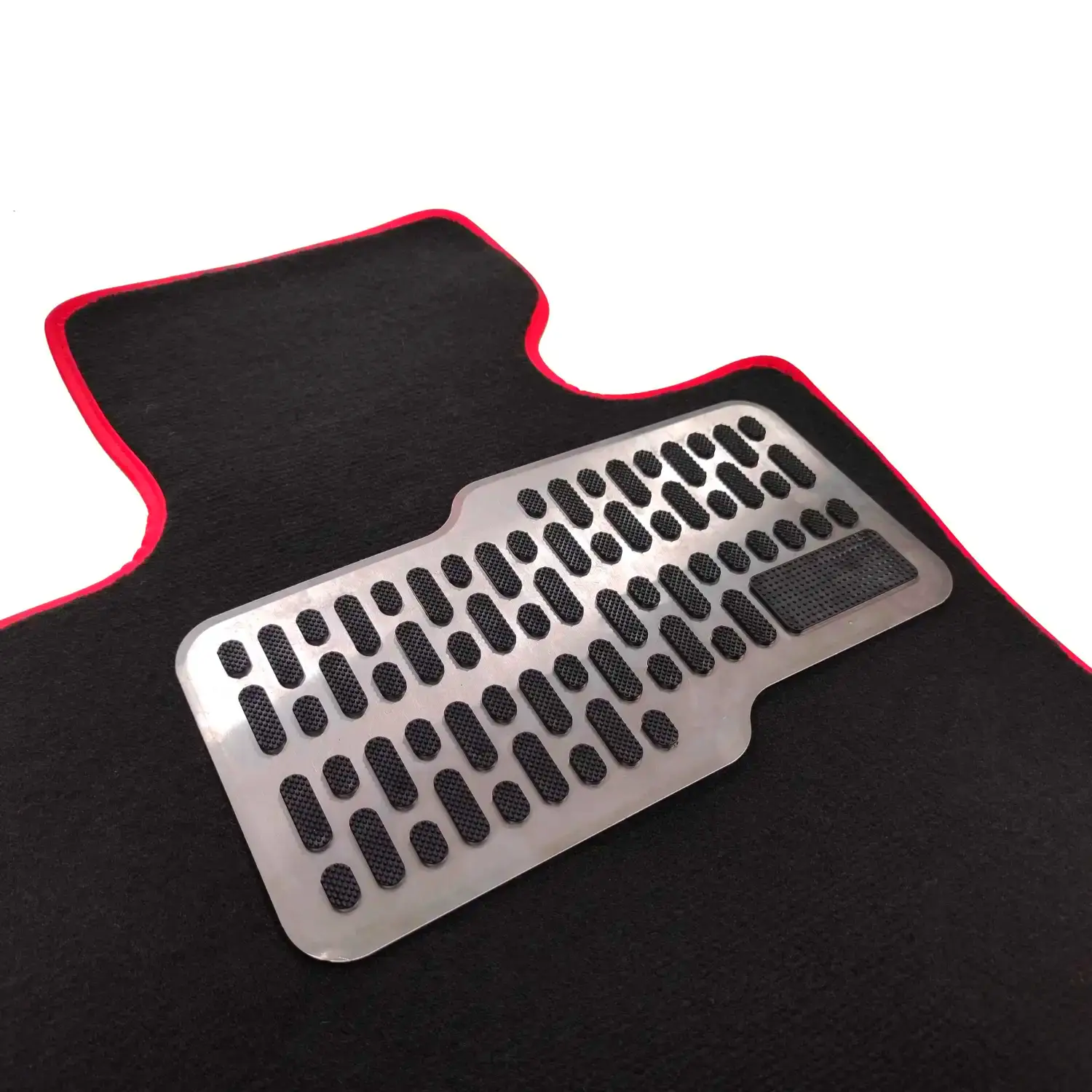 metal heelpad for floor mats