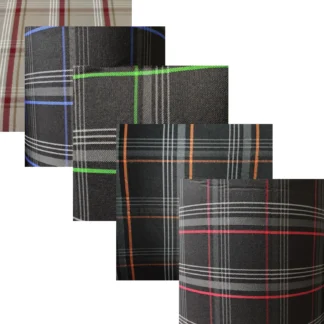 plaid automotive fabrics for seat and upholstery
