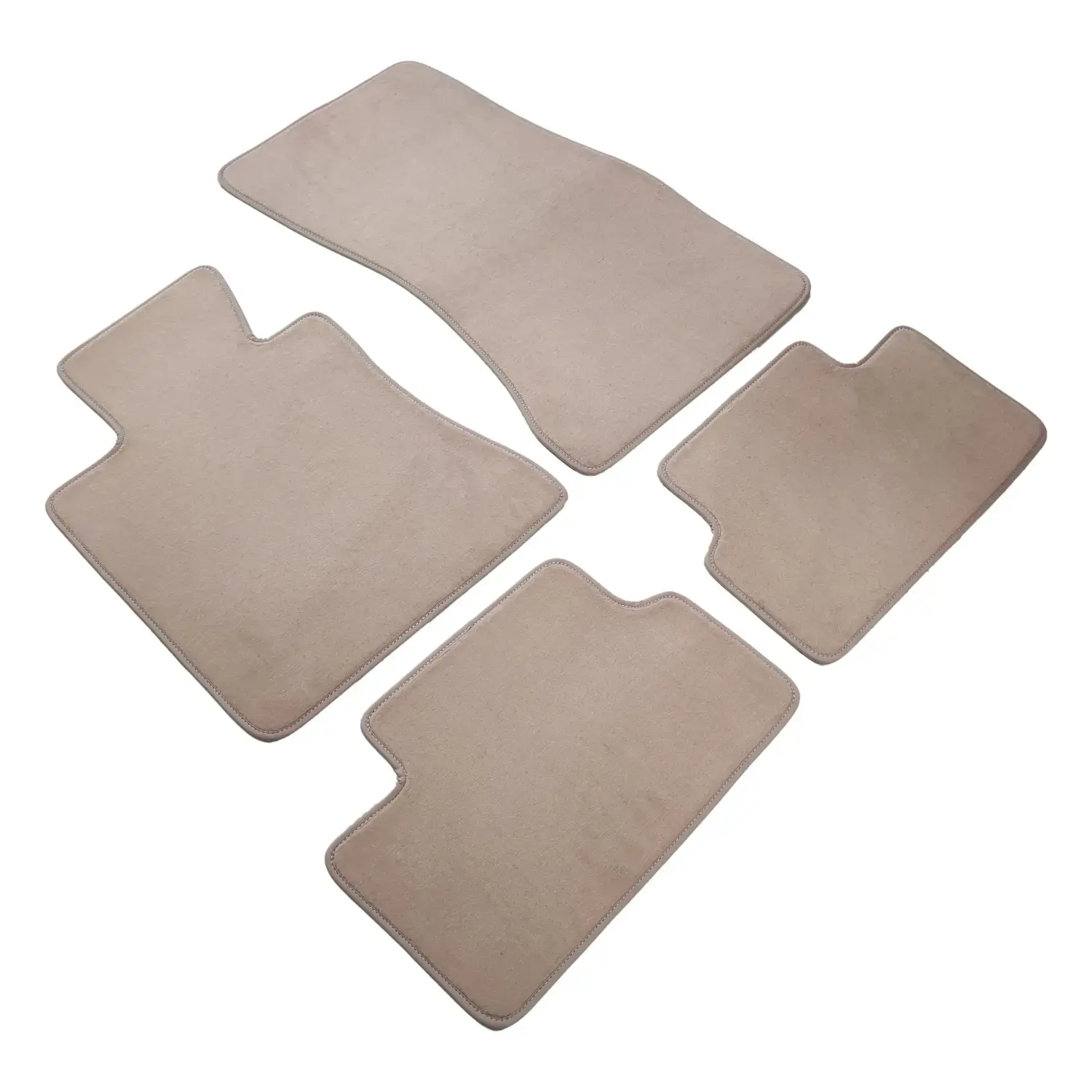 bmw 6 series e63 coupe beige carpet mats, 4 pieces and oem fit