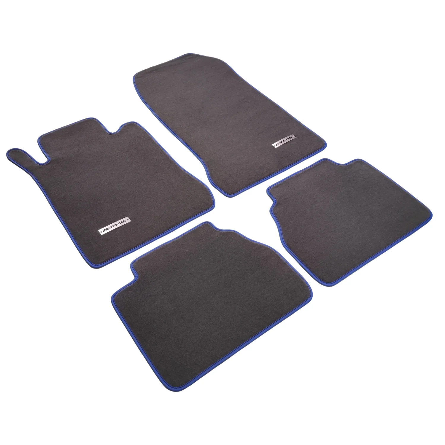 mercedes w210 1996-2003 dark gray velour floor mats, 4 pieces