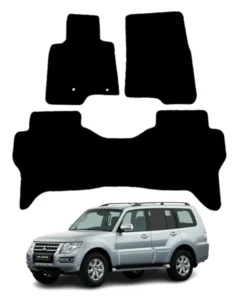 mitsubishi pajero v80 2006-2021 floor mats template