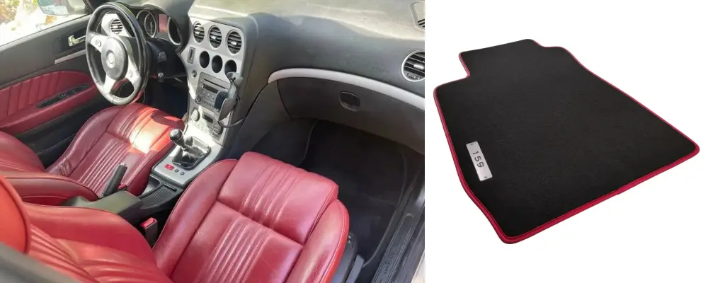 alfa romeo 159 floor mats design