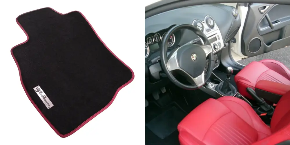 alfa romeo mito floor mats design