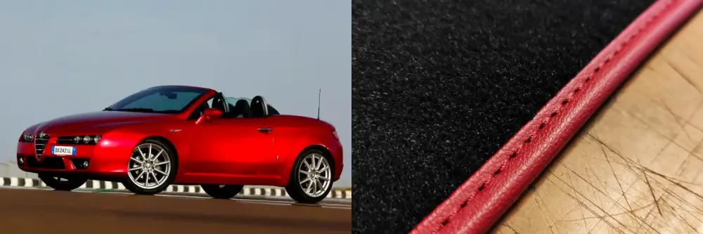 alfa romeo spider floor mats design