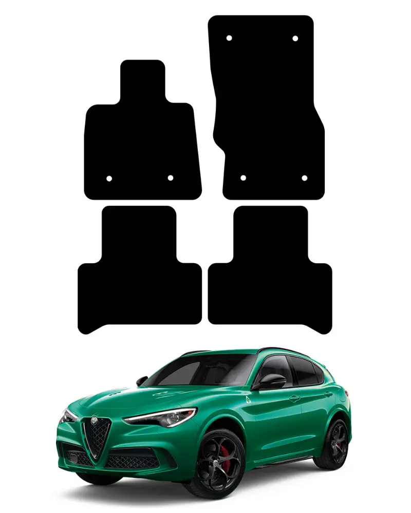 alfa romeo stelvio floor mat template