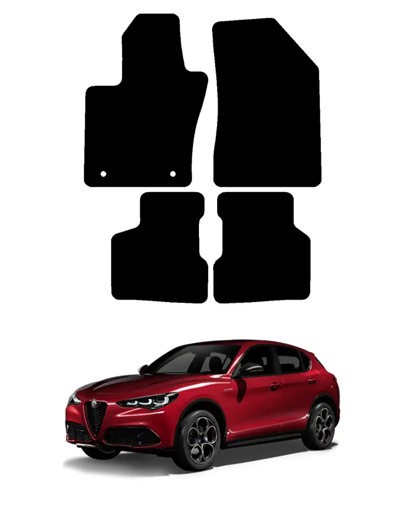 alfa romeo tonale floor mat template