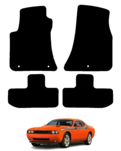 dodge challenger mk3 2008-2023 floor mats template
