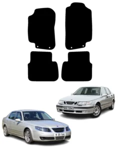saab 9-5 floor mat template