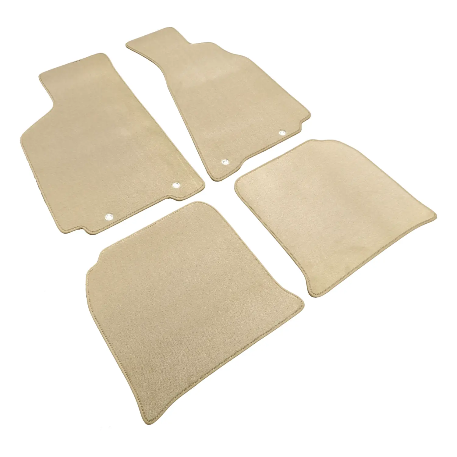 audi 80 convertible beige velour floor mats, 4 pieces