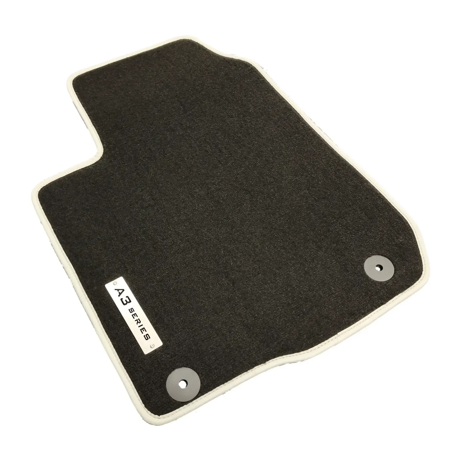 audi a3 8l 1996-2003 custom made car mat with a3 series chrome logo