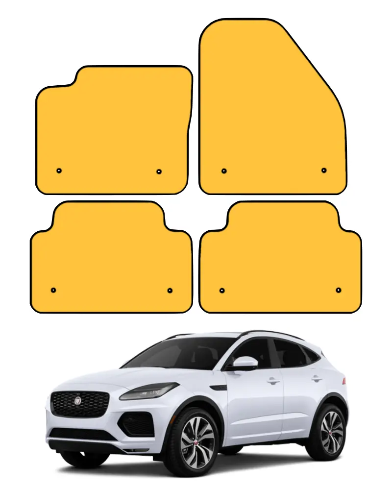 jaguar e-pace 2017-2024 floor mats pattern