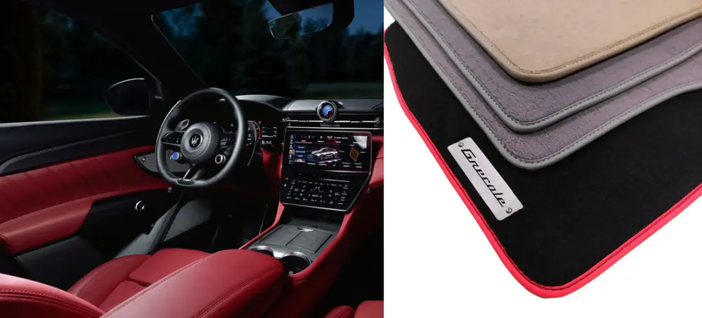 maserati grecale floor mats design