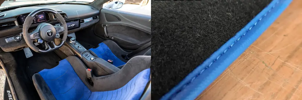maserati mc20 floor mats design