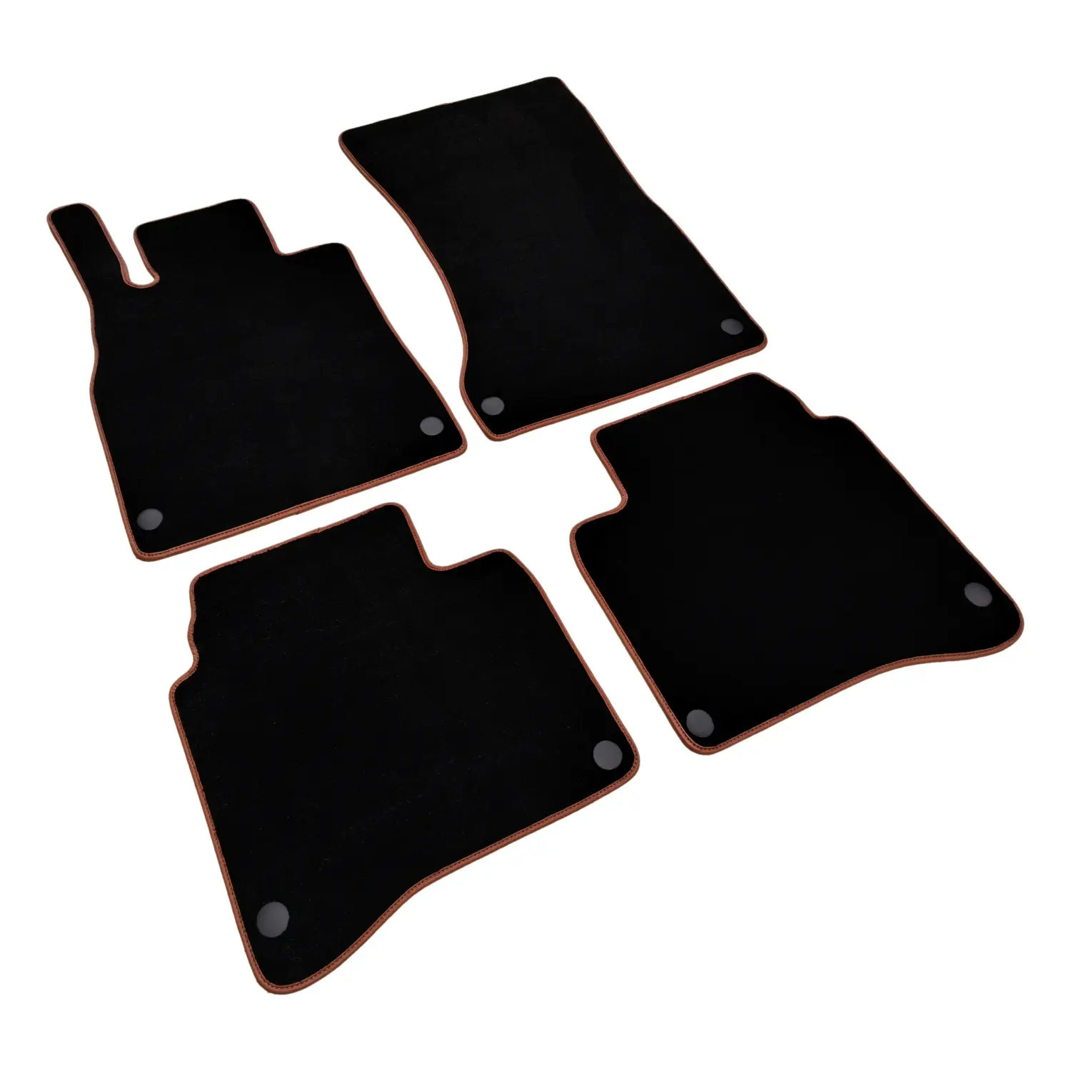 mercedes s class w222 2013-2020 black velour floor mats