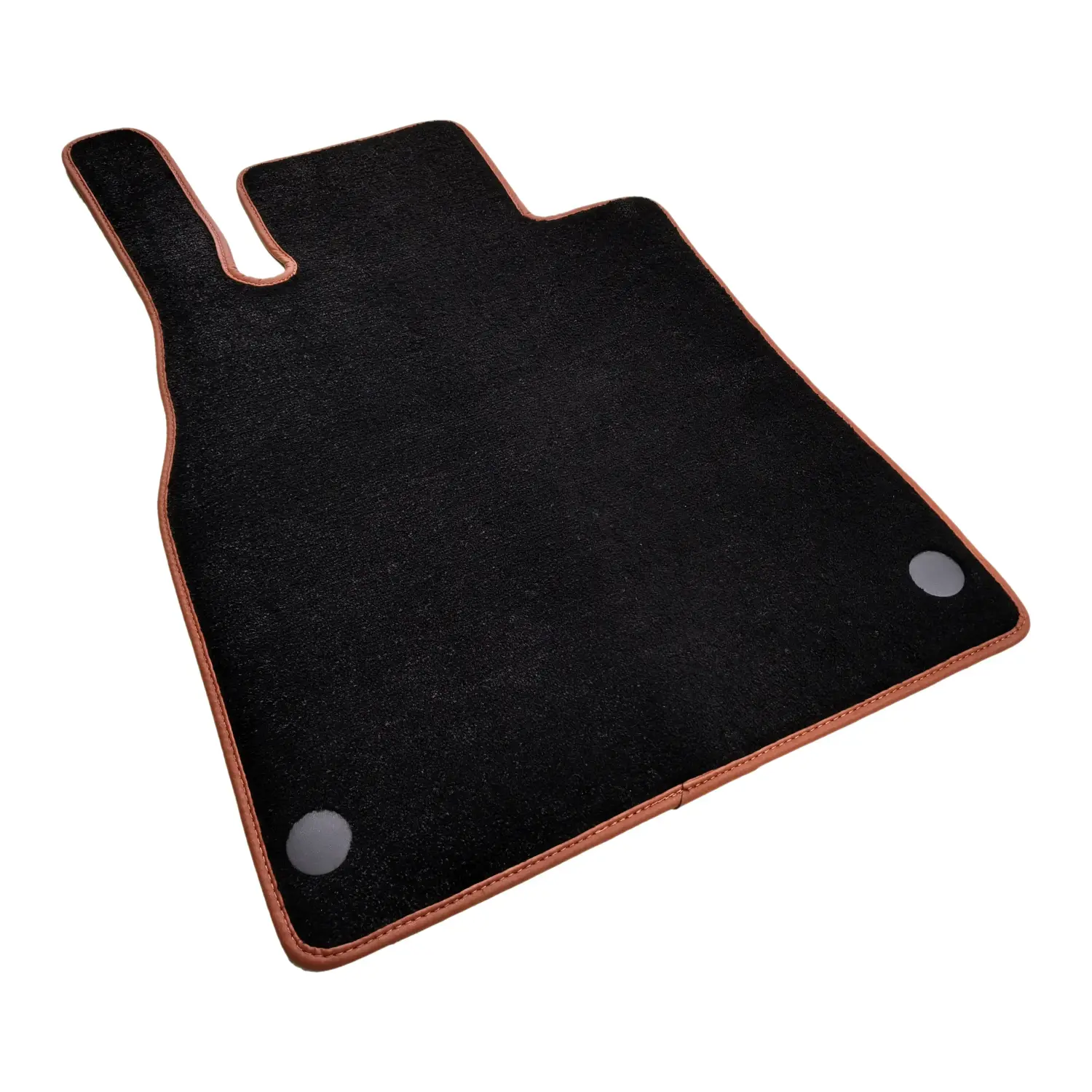mercedes s class custom made car mats with camel edge trim