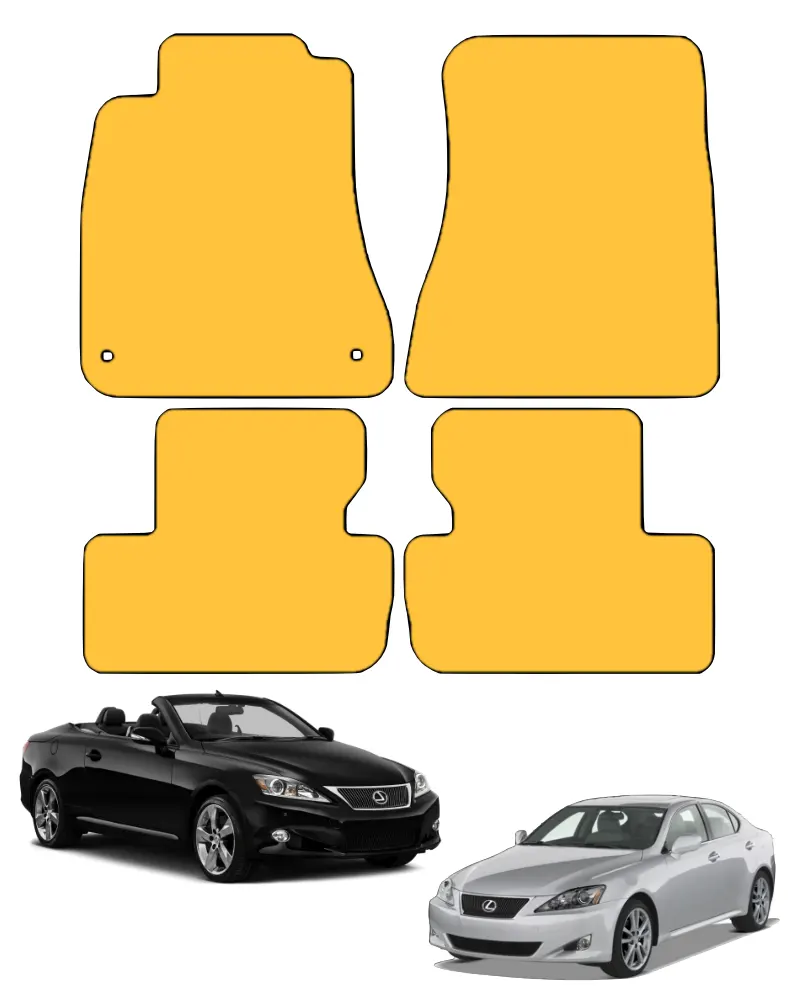 lexus is xe20 floor mats template compatible with 2005-2013 sedan & convertible