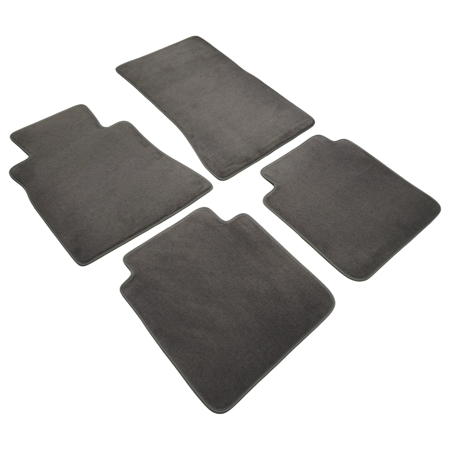 mercedes s class 1979-1991 w126 dark gray velour floor mats